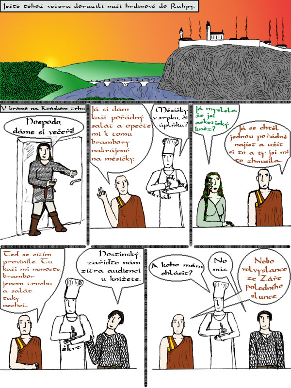 Vidím město veliké, jehož sláva hvězd se dotýká...