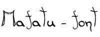 Mafatu - font