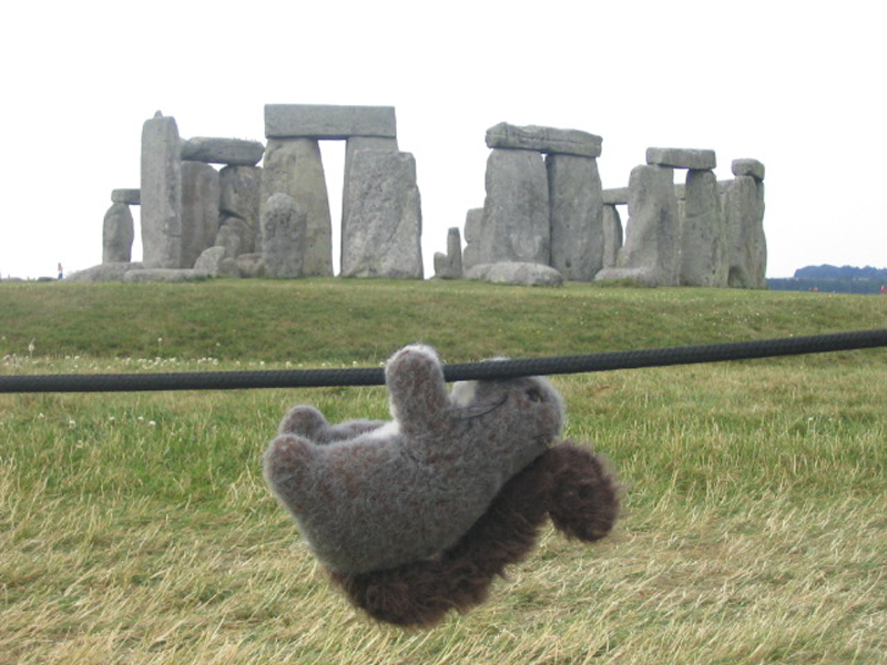 ... Dovádí na provaze... 