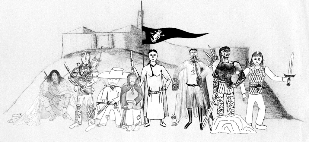 Lovci Veverek s krajinkou