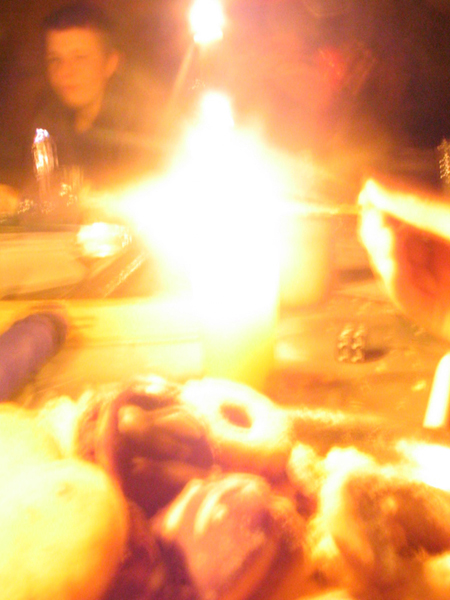 Fireball seslaný na svíčku