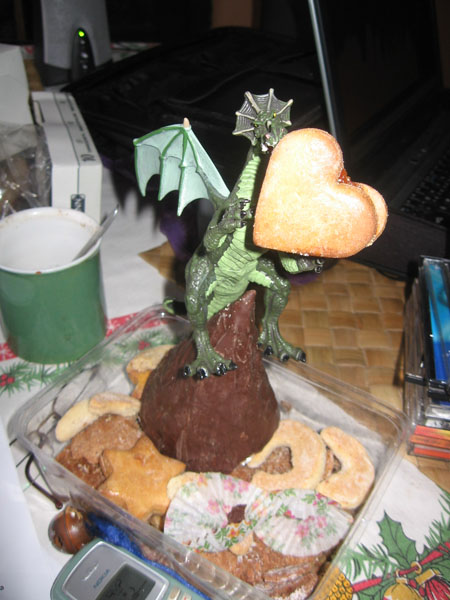 Na cukroví závislý dráček