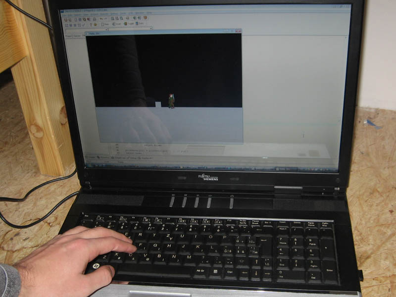 Ukázka lovcoveverácké plošinovky