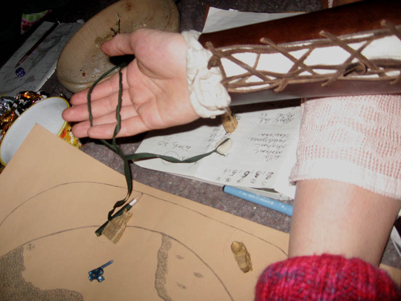 Souboj družiny a dcery temného boha