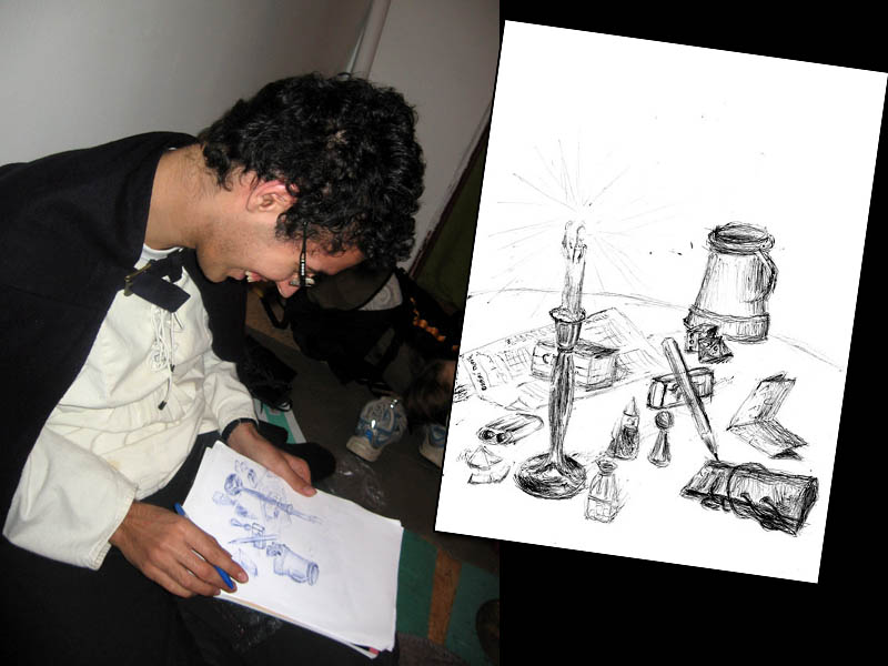 Andúne tvoří umělecké dílo