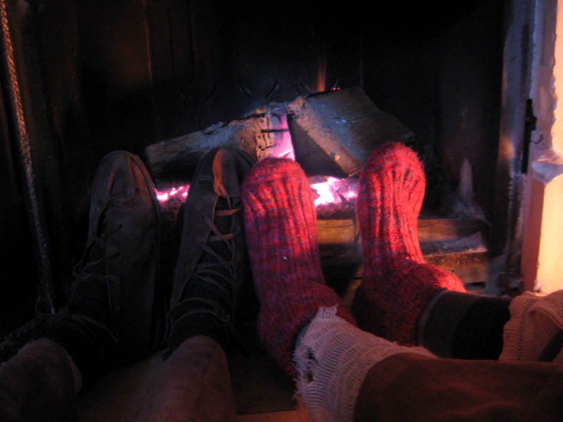 Zahřát nožičky...