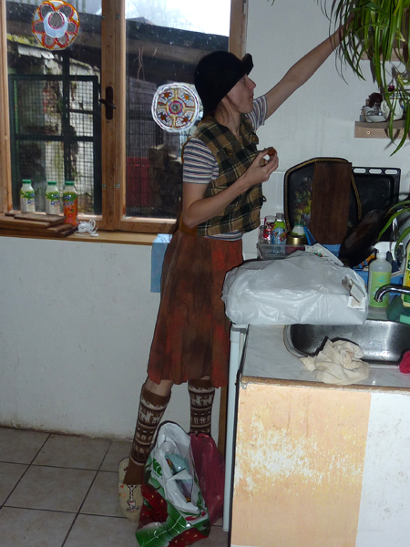 Strnadan se hned pustil do kuchyně