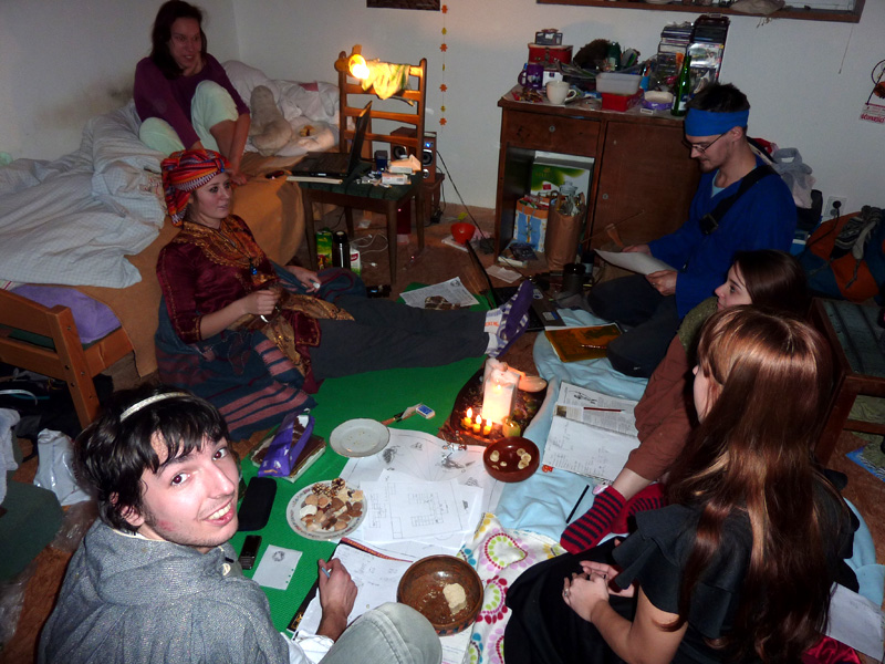 Skupina pod vedením režiséra Thingola