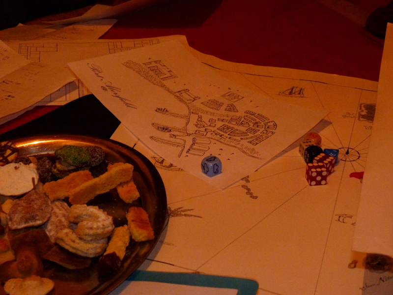 Mapy a plány v krčmě