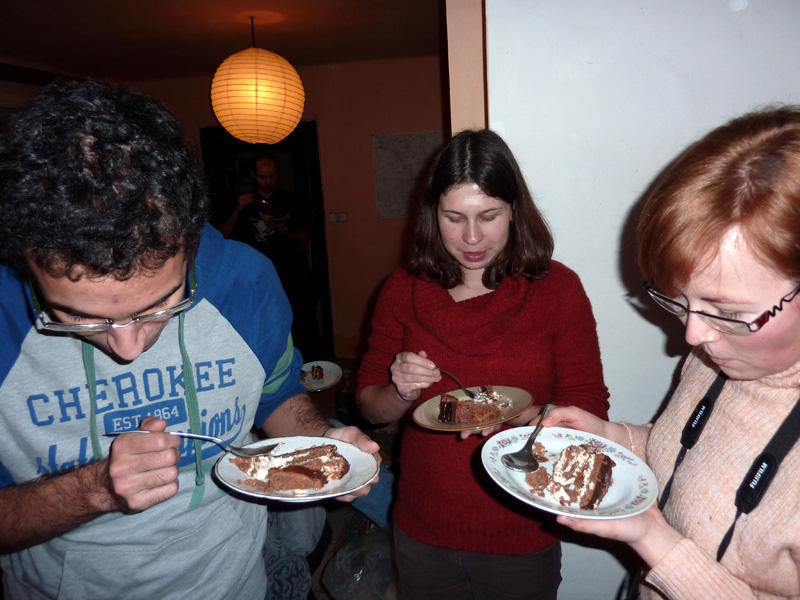 Nad dortem se všichni olizovali