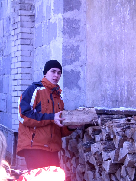 Trocha těžké práce po ránu