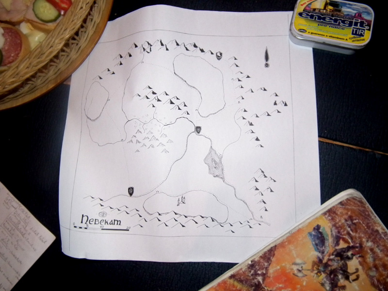 Mapa království Nebekam