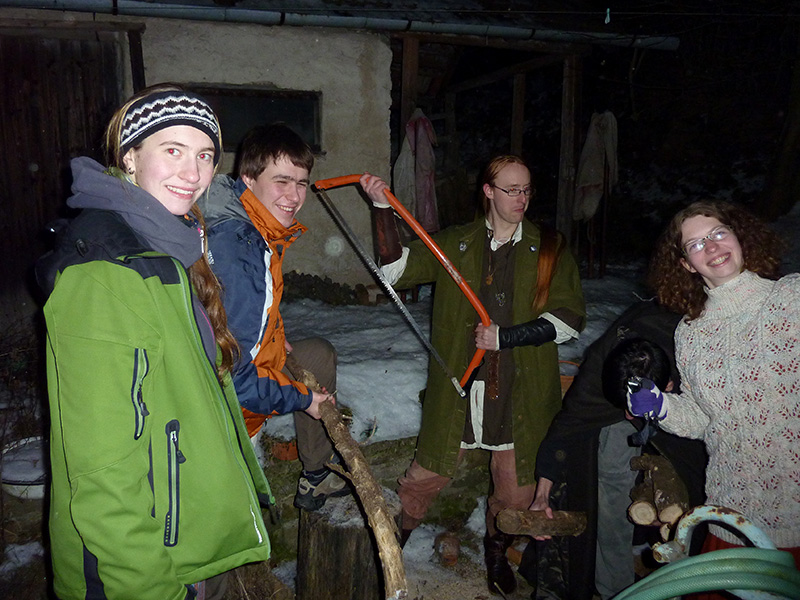 Rozhodli jsme se nařezat nějaké dřevo