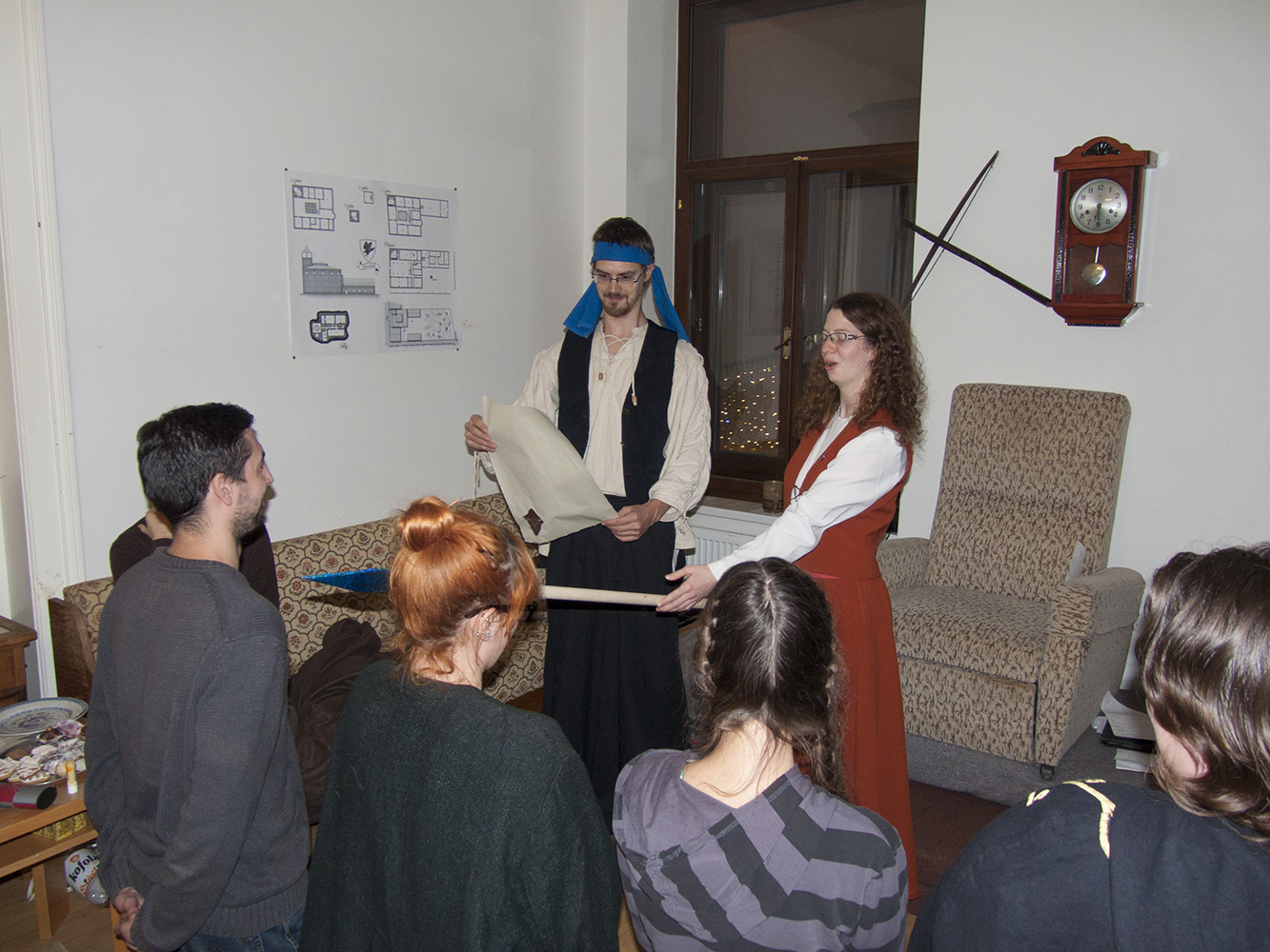 Družina povýšena na řád Sokolích rytířů