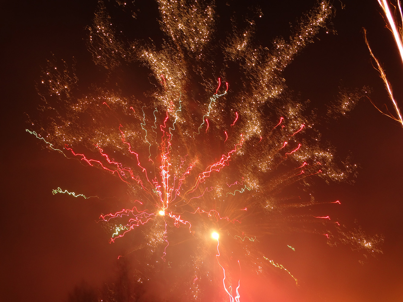 Tradiční ohňostrojové foto