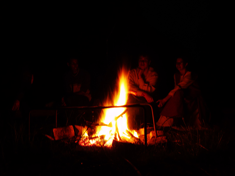 Rozdělali jsme oheň, aby nás Ježdík našel