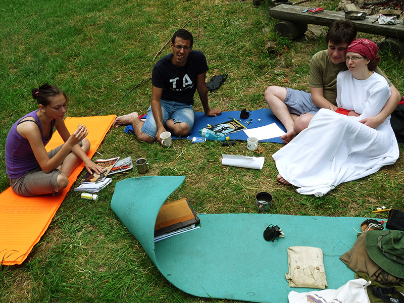 Samozřejmě došlo i na nějaké to hraní dračáku