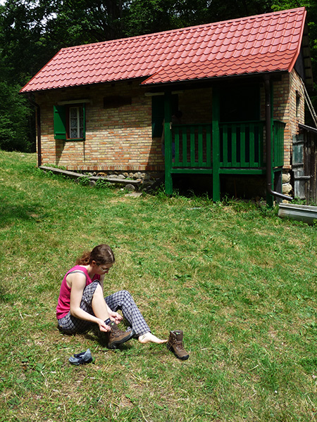 Naši milou chajdu jsme těžko opouštěli