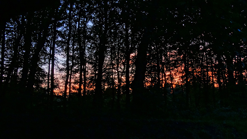 Tangrob začíná smrákáním