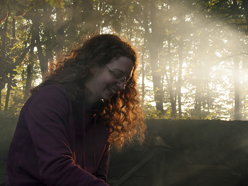 Ještěrka magicky ozářená