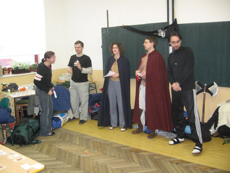 A samozřejmě proviantový tým