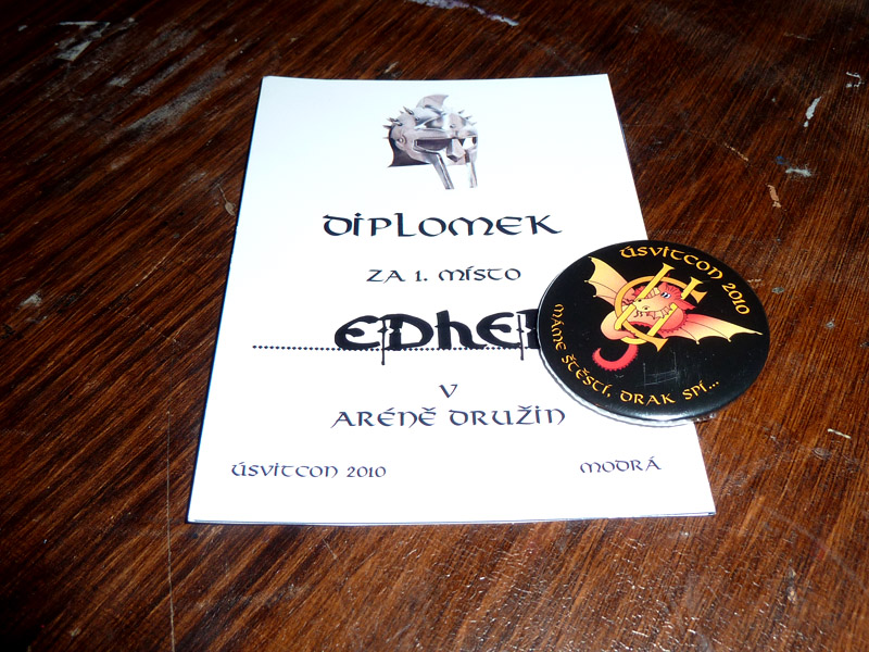 Diplom, placka pamětní