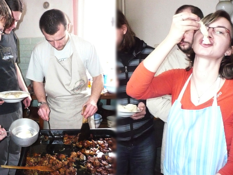 Kuchyně byla jako obvykle výtečná