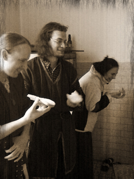 Lovci Veverek chystají snídani