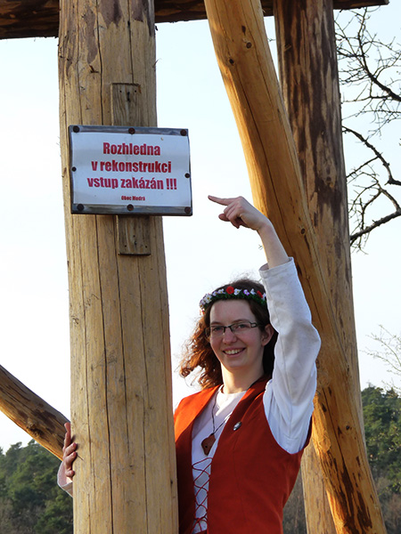 Rozhledna je stále ve stejném stavu