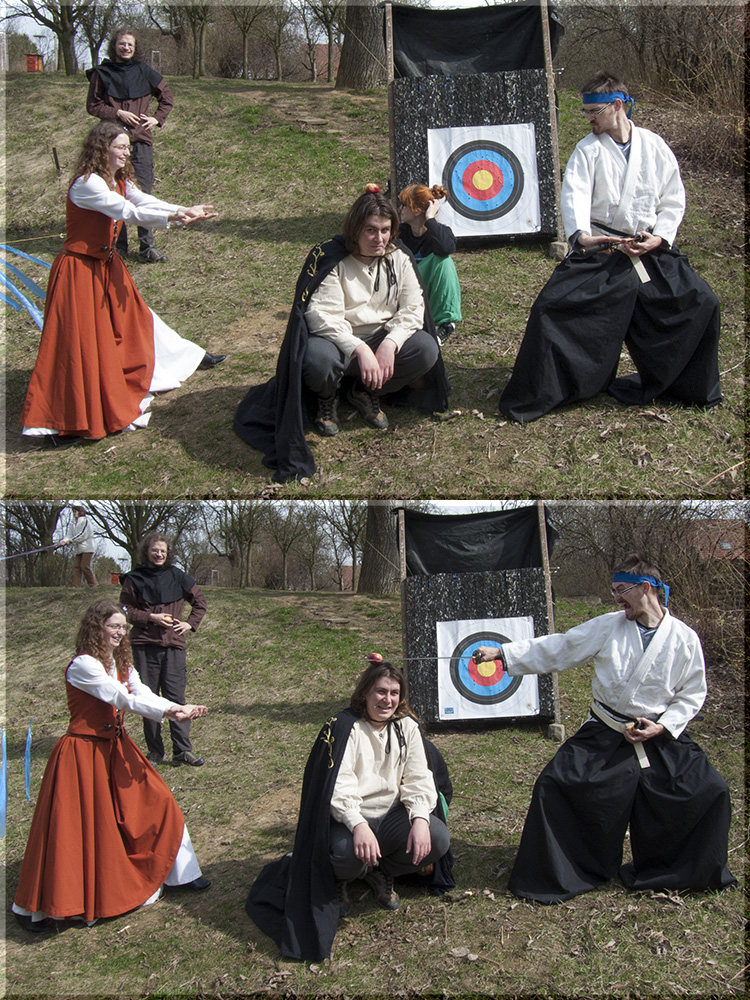 Bylo hezky a měli jsme jablka