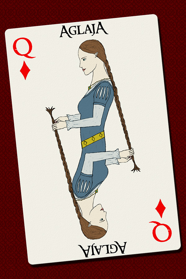 Aglaja Ivanovna na kartě