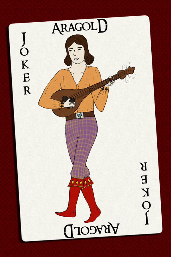 Aragold Zlatoústý na kartě