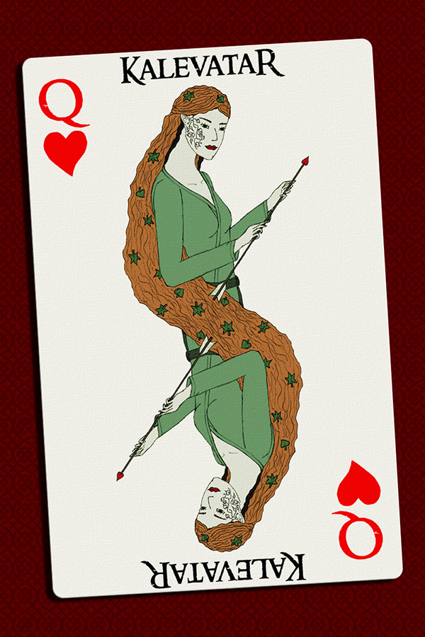 Kalevatar na kartě