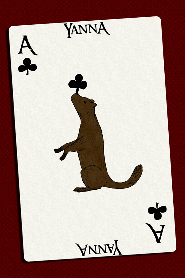 Ormalinina intava Yanna na kartě