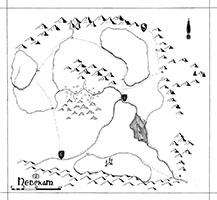 Mapa království Nebekam